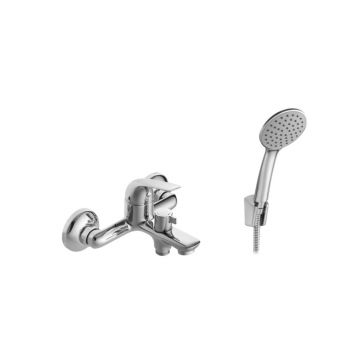 Смеситель для ванны и душа Santek (Сантек) Нико WH5A10005C001 с аксессуарами, хром