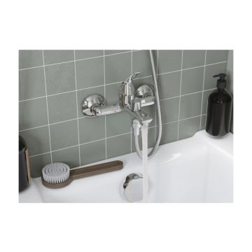 Смеситель для ванны и душа Santek (Сантек) Нико WH5A10005C001 с аксессуарами, хром