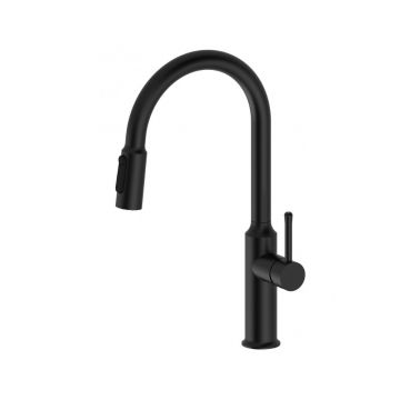 Смеситель для кухни Santek (Сантек) Пуро WH5A43028N001 под фильтр, черный матовый