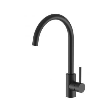 Смеситель для кухни Santek (Сантек) Риф WH5A41025N001, черный матовый