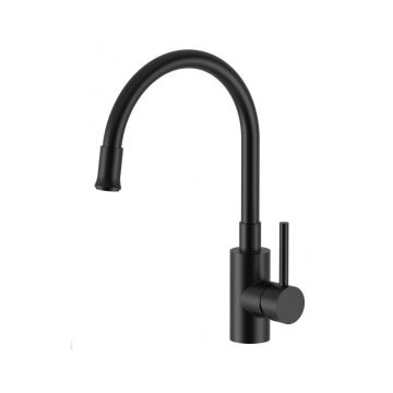 Смеситель для кухни Santek (Сантек) Риф WH5A44025N001, черный матовый