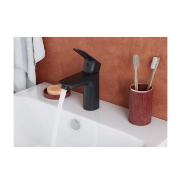 Смеситель для раковины Santek (Сантек) Таос WH5A02009N001, черный матовый