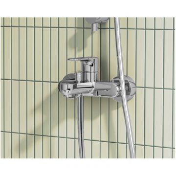 Смеситель Vitra (Витра) Root Round для ванны и душа, цвет хром A42725EXP