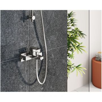 Смеситель Vitra Root Square для ванны и душа, цвет хром A42737EXP