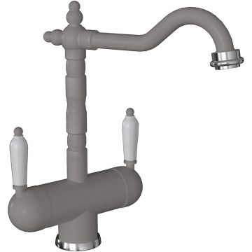 Смеситель Флорентина (Florentina) для кухни Ария FL Грей под фильтр (333.21H.2113.305)