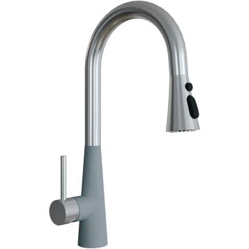 Смеситель Флорентина (Florentina) для кухни Вита PRO FL Грей (313.29Н.1223.305)