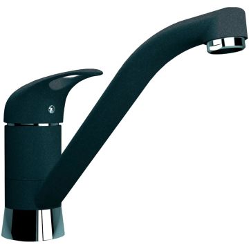 Смеситель Флорентина (Florentina) для кухни Гамма FL черный (313.05L.1123.102)