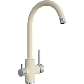 Смеситель Флорентина (Florentina) для кухни Клио FL Шампань под фильтр (333.13Н.2123.202)