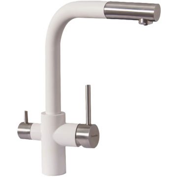 Смеситель Флорентина (Florentina) для кухни Кристалл FL Жасмин под фильтр (333.32H.2123.201)
