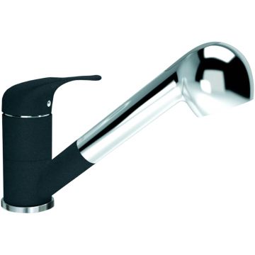 Смеситель Флорентина (Florentina) для кухни Сигма FL черный (313.14L.1223.102)