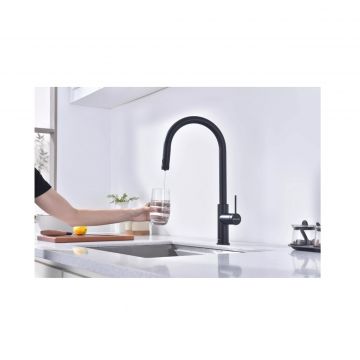 Смеситель для кухни Paulmark (Паульмарк) Galant, антрацит, Ga213077-AN