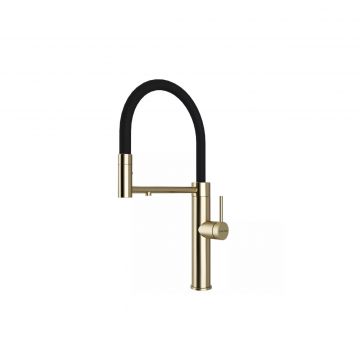 Смеситель для кухни Paulmark (Паульмарк) Ganymede, светлое золото, Ga213199-LG