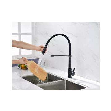 Смеситель для кухни Paulmark (Паульмарк) Halt, антрацит, Ha214021-AN