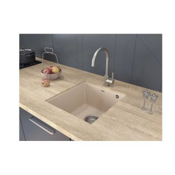 Смеситель для кухни Paulmark (Паульмарк) Holstein, брашированная сталь, Ho212063-BS