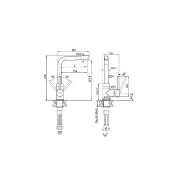 Смеситель для кухни Paulmark (Паульмарк) Honner, белый матовый, Ho212018-WH