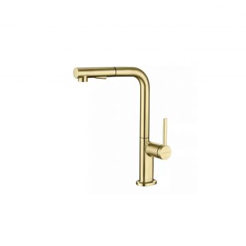 Смеситель для кухни Paulmark (Паульмарк) Neo, светлое золото, Ne214419-LG