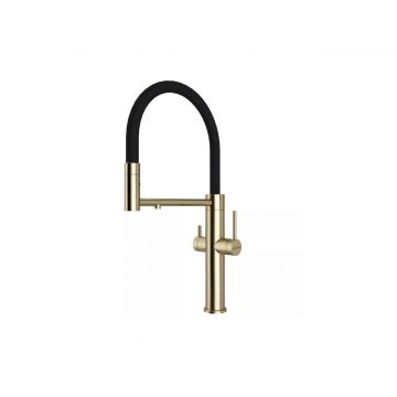 Смеситель для кухни Paulmark (Паульмарк) Nexus, светлое золото, Ne213999-LG