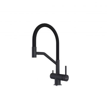 Смеситель для кухни Paulmark (Паульмарк) Rubert, антрацит, Ru213175-AN