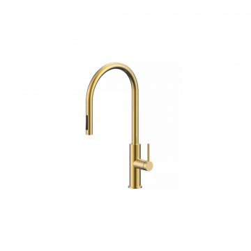 Смеситель для кухни Paulmark (Паульмарк) Senso, светлое золото, Se215180-LG