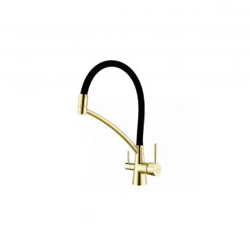 Смеситель для кухни Paulmark (Паульмарк) Siegen, светлое золото, Si213111-LG