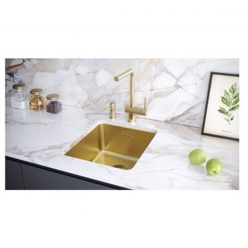 Смеситель для кухни Paulmark (Паульмарк) Spring, светлое золото, Sp212067-LG