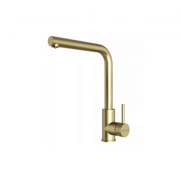 Смеситель для кухни Paulmark (Паульмарк) Twin, светлое золото, Tw213622-LG