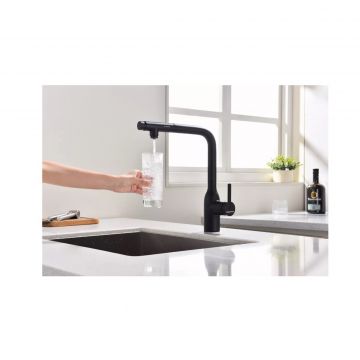 Смеситель для кухни Paulmark (Паульмарк) Viper, антрацит, Vi213105-AN