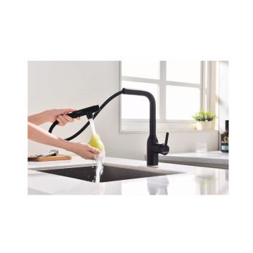 Смеситель для кухни Paulmark (Паульмарк) Viper, антрацит, Vi213105-AN