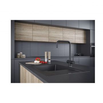 Смеситель для кухни Paulmark (Паульмарк) Wetter, антрацит, We213030-AN