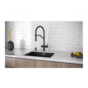 Смеситель для кухни Paulmark (Паульмарк) Zender, антрацит, Ze213155-AN