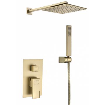 Душевой комплект скрытого монтажа Hansen (Хансен) HL36095-D Матовое золото