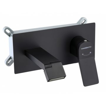 Смеситель для раковины скрытого монтажа Hansen (Хансен) HL12099-C Черный