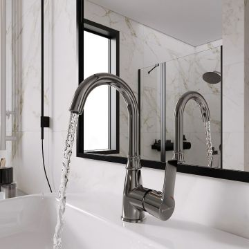 Смеситель для раковины Laparet Alamera высокий N2016002LPT хром