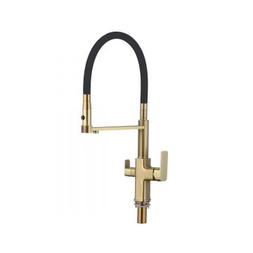 Смеситель для кухни Savol (Савол) S-L1809C-01 матовое золото, под фильтр