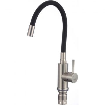 Смеситель для кухни с гибким изливом Savol (Савол) S-SUS6002-01, сатин