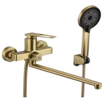 Смеситель для ванны Savol S-009024C, матовое золото