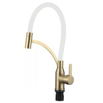 Смеситель для кухни под фильтр Fmark (Фмарк) FS8244C-02 матовое золото