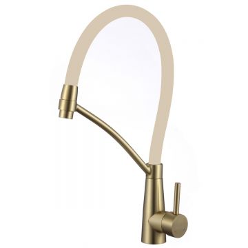 Смеситель для кухни под фильтр Fmark (Фмарк) FS8255C-12 матовое золото