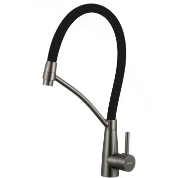 Смеситель для кухни под фильтр питьевой воды Fmark (Фмарк) FS8255Q-01, графит
