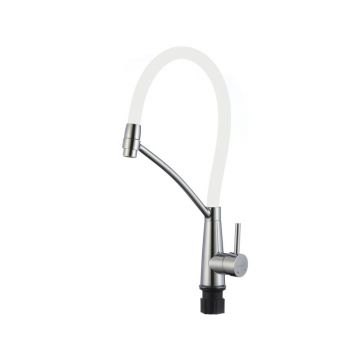 Смеситель для кухни с гибким изливом Fmark FS8255A-02, хром