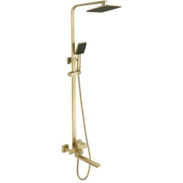 Душевая стойка Fmark FS8145-25C, матовое золото