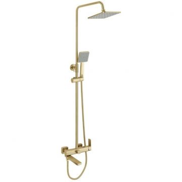 Душевая стойка Fmark FS8745-22C, матовое золото