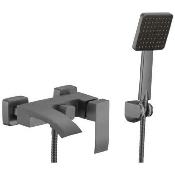 Смеситель для ванны Fmark FS8624Q, графит