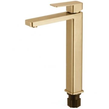 Смеситель для раковины Fmark FS8711C, матовое золото