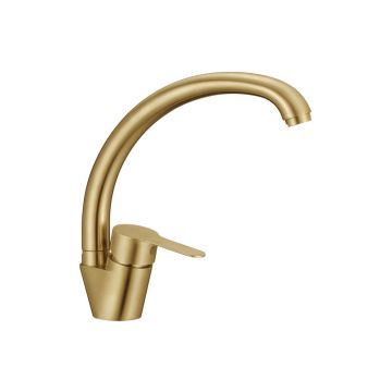 Смеситель для кухни Fmark (Фмарк) FS8234C, матовое золото