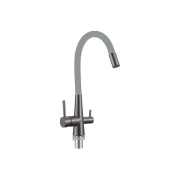 Смеситель для кухни под фильтр питьевой воды Fmark (Фмарк) FS1062-Q04, графит