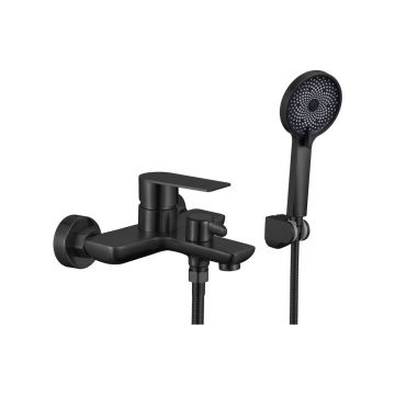 Смеситель для ванны Fmark (Фмарк) FS8803H, черный