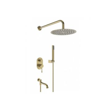 Встроенный смеситель для душа Vieir (Виеир) с 3-функ. V403564-S Матовый золотой