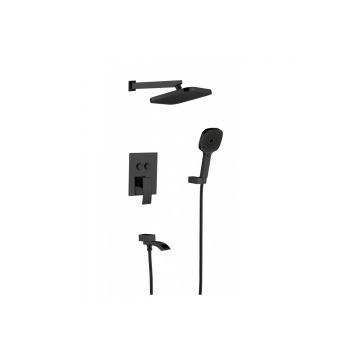 Встроенный смеситель для душа Vieir (Виеир) с 3-функ. V433563-C Черный