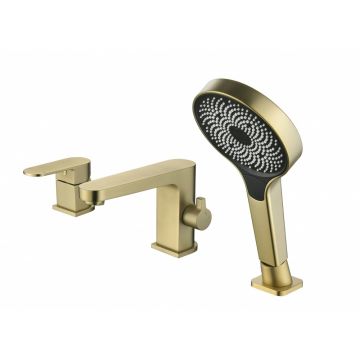 Смеситель на борт ванны Vieir (Виеир) V283532-S Матовое золото